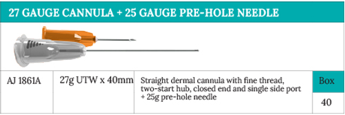 Dermal Filler Cannulas